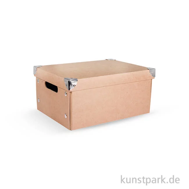 Artikelbild 1 des Artikels “Aufbewahrungsbox aus Pappmaché 32,5 x 25 x 16 cm“