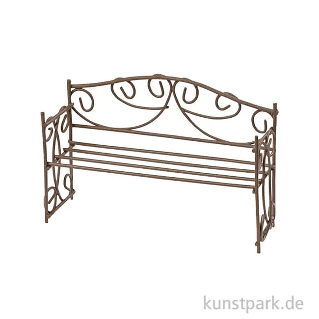 Artikelbild 1 des Artikels “Miniatur Bank aus Metall - Rost, 10x6x3 cm “