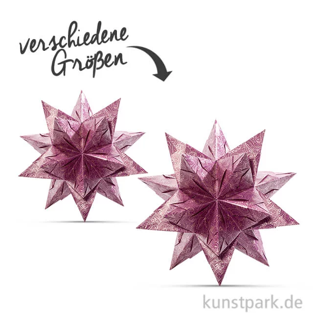 Artikelbild 1 des Artikels “Bascetta-Stern Bastelset - Lila-Winterornament Silber, 90g “