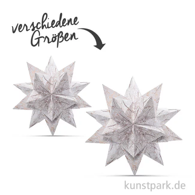 Artikelbild 1 des Artikels “Bascetta-Stern Bastelset - Weiß-Winterornament Kupfer, 90g “