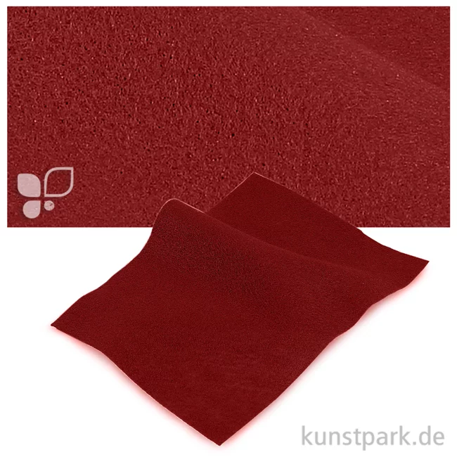 Artikelbild 1 des Artikels “Bastelfilz 20x30 cm, 2mm Einzelbogen | Bordeaux“