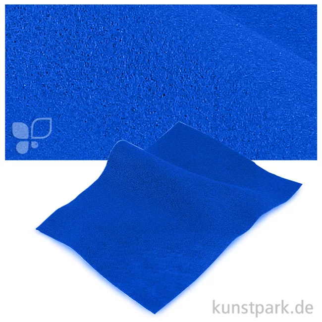 Artikelbild 1 des Artikels “Bastelfilz 20x30 cm, 2mm Einzelbogen | Mittelblau“