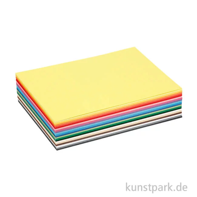 Artikelbild 1 des Artikels “Bastelkarton COLORTIME - Kreativ, 180g, sortiert DIN A5 - 60 Blatt“