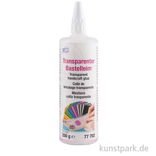 Artikelbild 1 des Artikels “Bastelleim für Papier, Pappe und Textilien, transparent, 250g “