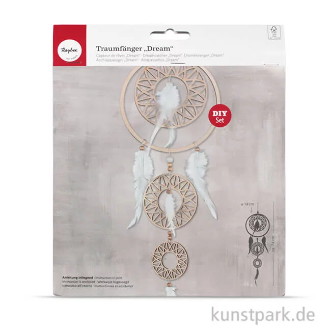Artikelbild 1 des Artikels “Bastelpackung Traumfänger - Dream 18 cm“