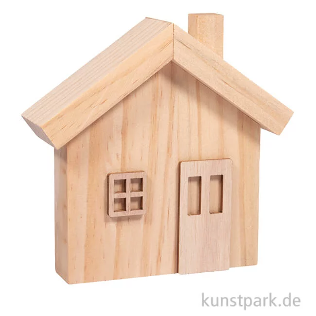 Artikelbild 1 des Artikels “Bastelset Holzhaus, Natur, 11,5 x 3,5 x 11 cm, 6-teilig “