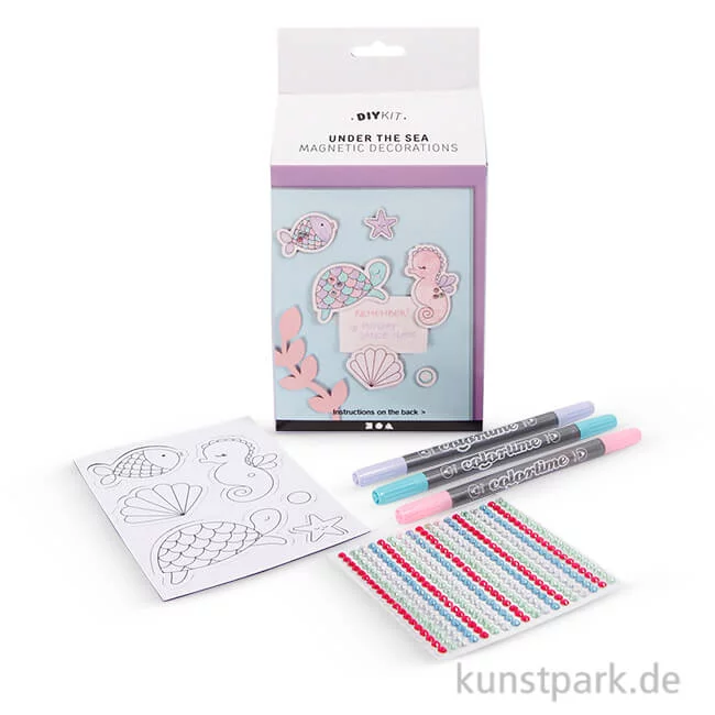 Artikelbild 1 des Artikels “Bastelset - Im Meer, Deko für Magnete “