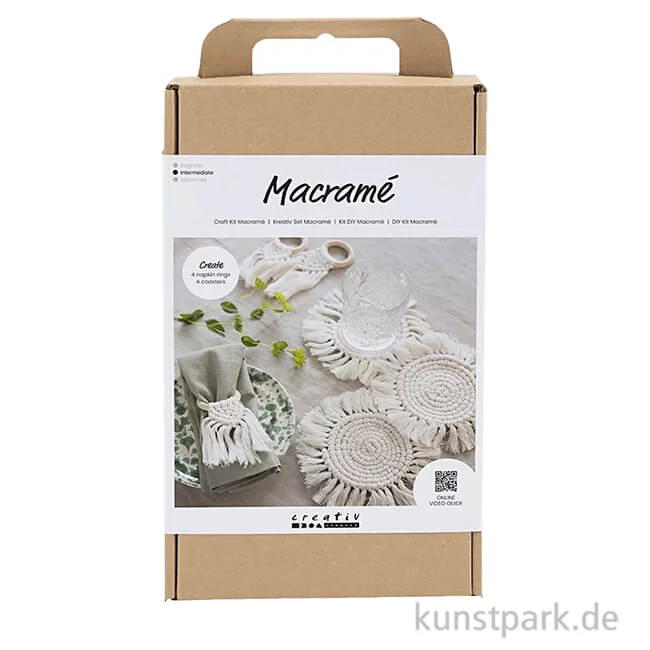 Artikelbild 1 des Artikels “Bastelset Makramee - Tischdeko, Creme “