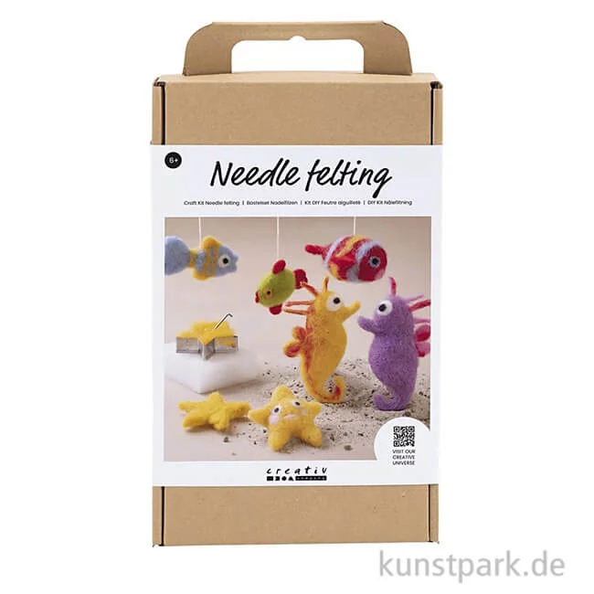 Artikelbild 1 des Artikels “Bastelset Nadelfilzen mit viel Zubehör - Tiere im Wasser “