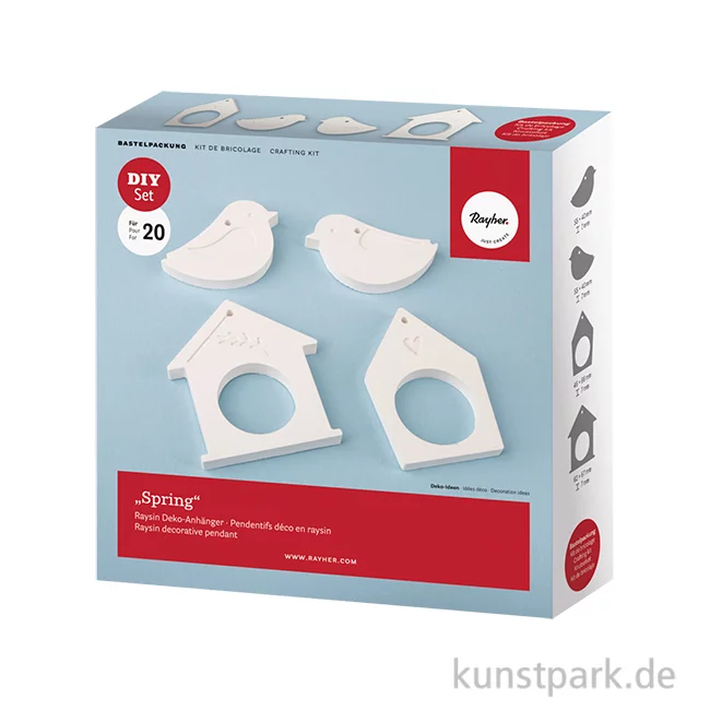 Artikelbild 1 des Artikels “Bastelset Raysin Deko-Anhänger Spring, 4 Motive “