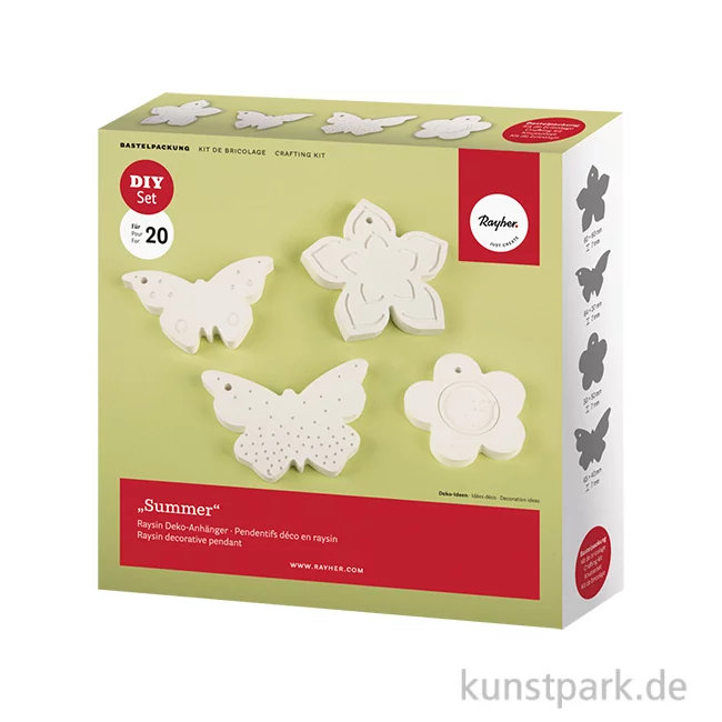 Artikelbild 1 des Artikels “Bastelset Raysin Deko-Anhänger Summer, 4 Motive “