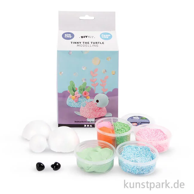 Artikelbild 1 des Artikels “Bastelset - Tinky die Schildkröte, Modellieren “