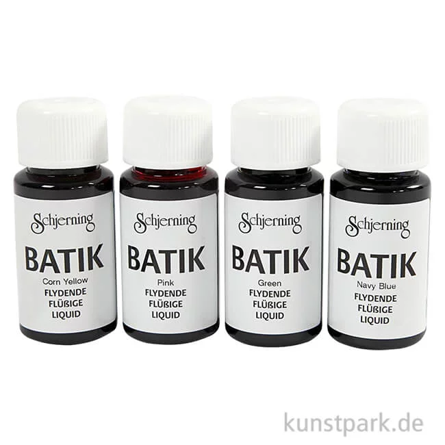 Artikelbild 1 des Artikels “Schjerning Batikfarben Set mit 4 Farben im 50 ml Fläschchen “