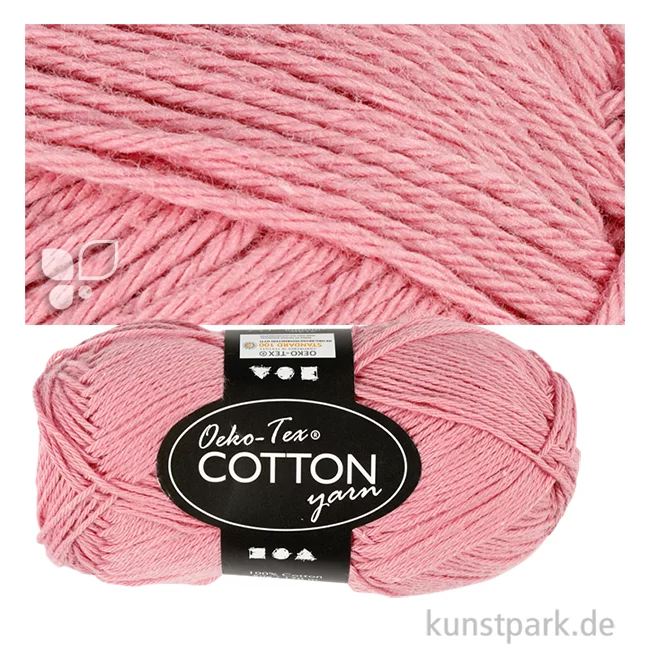 Artikelbild 1 des Artikels “Baumwolle - 50 g Knäuel Farbe | Rosa“