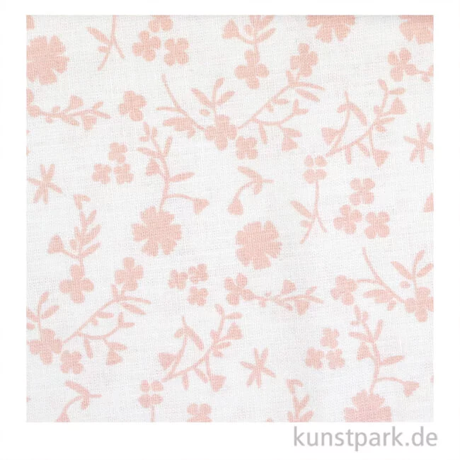 Artikelbild 1 des Artikels “Baumwollstoff - Blumen Rosa - 1 m x 1,5 m “