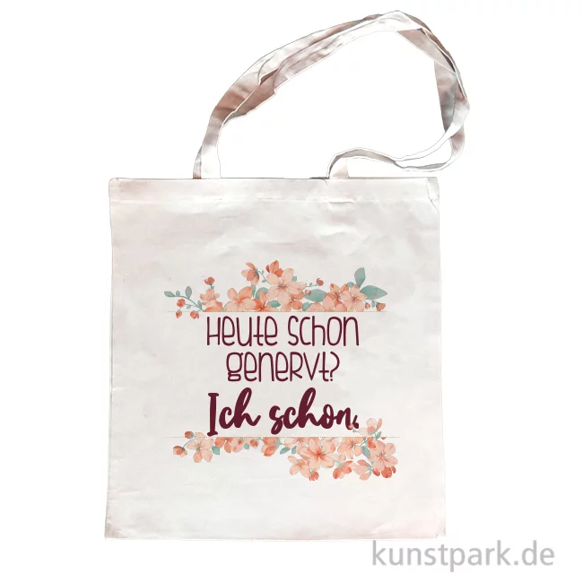 Artikelbild 1 des Artikels “Baumwolltasche, Natur, Bedruckt, Design, Heute schon genervt “