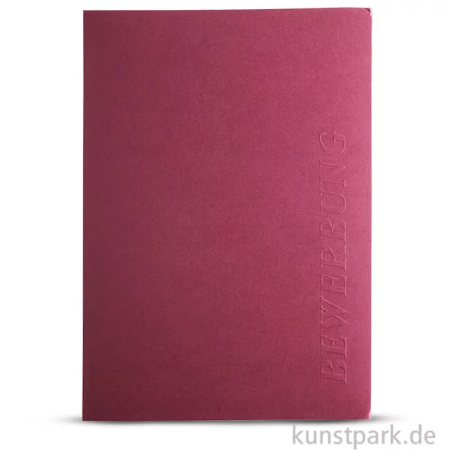 Artikelbild 1 des Artikels “Bewerbungsmappe Excellence 3-teilig, 2 Klemmschienen, senkrechte Prägung 1 Stk. | Bordeaux“