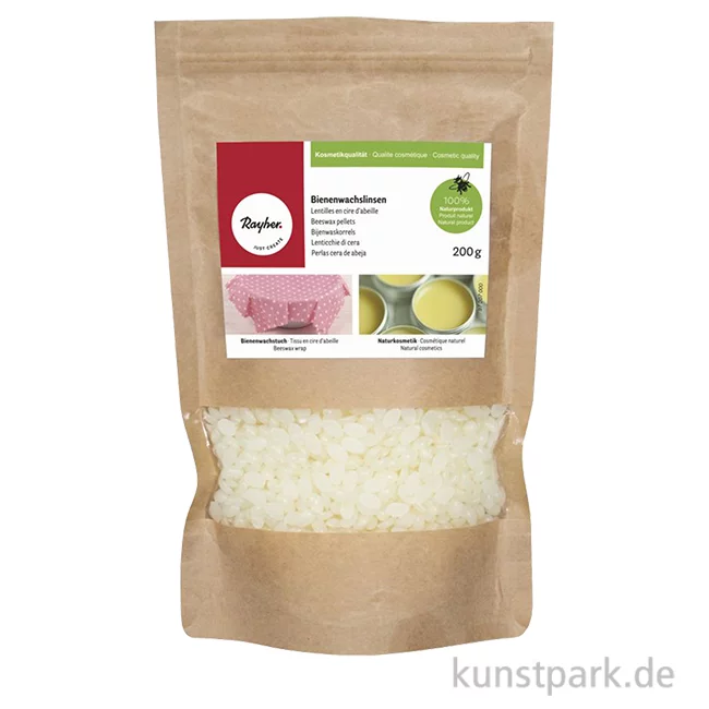 Artikelbild 1 des Artikels “Bienenwachslinsen in Kosmetikqualität, Weiß, 200 g “