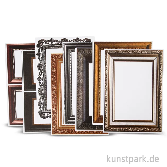 Artikelbild 1 des Artikels “Bilderrahmen aus Karton, metallicfarben, 16 Blatt “