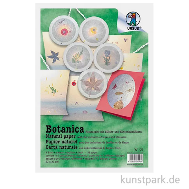 Artikelbild 1 des Artikels “Blütenpapiere - Botanica, 23 x 33 cm, 5 Blatt, 35g “