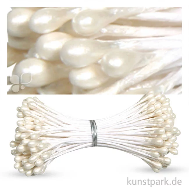 Artikelbild 1 des Artikels “Blütenstempel, 144 Stück Weiß“