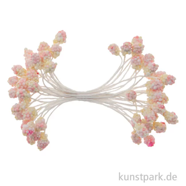 Artikelbild 1 des Artikels “Blütenstempel Mini - 144 Stück, Hellgelb/Rosa “
