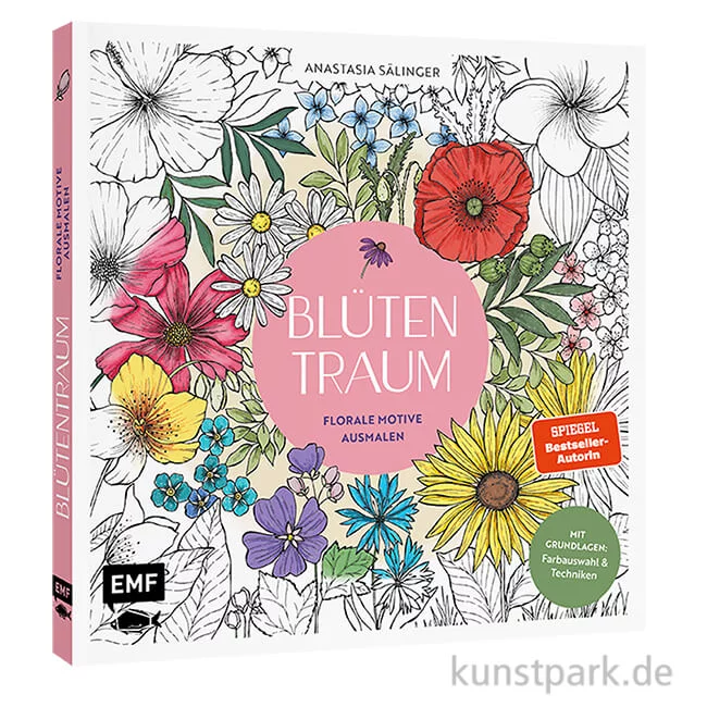 Artikelbild 1 des Artikels “Blütentraum - Florale Motive ausmalen, Edition Fischer “