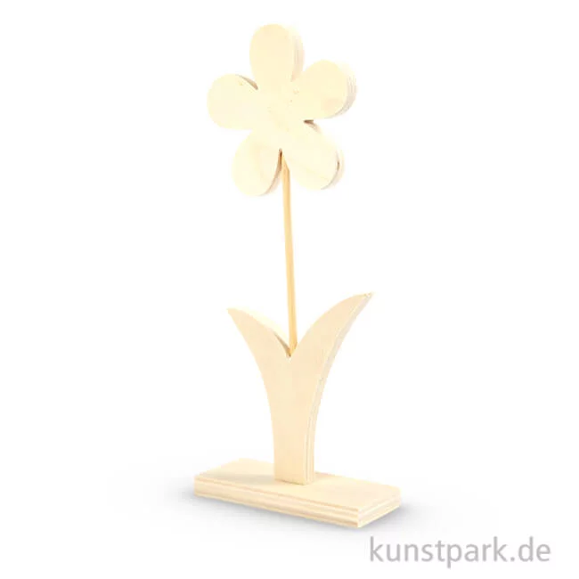 Artikelbild 1 des Artikels “Blume aus Holz 27,5 x 13 cm“