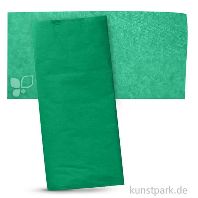 Artikelbild 1 des Artikels “Blumenseide 50x70 cm, 5 Bogen, 20g Farbe | Dunkelgrün“