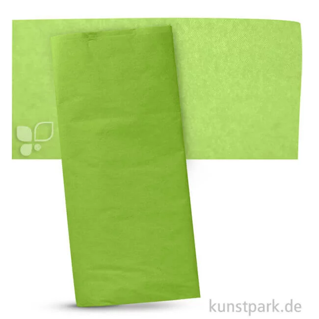 Artikelbild 1 des Artikels “Blumenseide 50x70 cm, 5 Bogen, 20g Farbe | Hellgrün“
