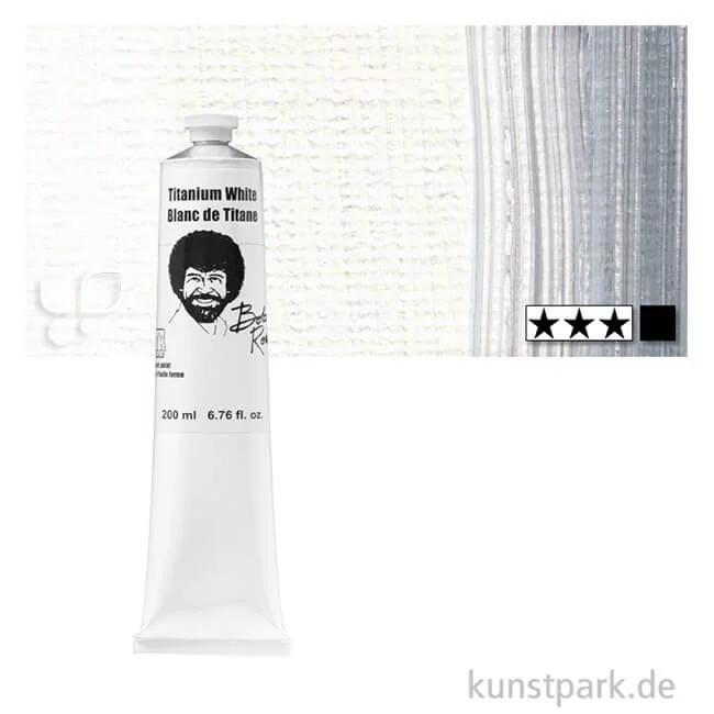 Artikelbild 1 des Artikels “Bob Ross Ölfarbe Landschaft 200 ml | Titanweiß“