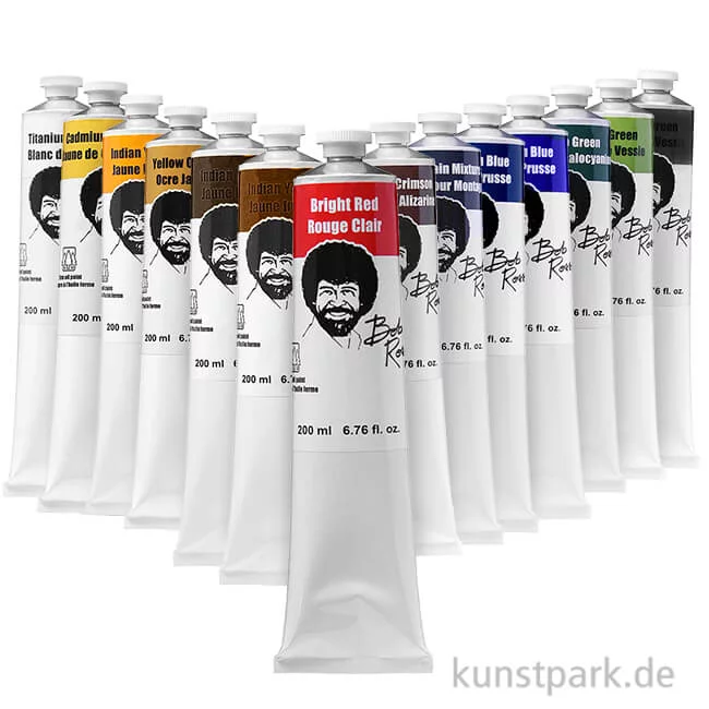 Artikelbild 1 des Artikels “Bob Ross Komplettset Ölfarben Landschaft 14 x 200 ml “