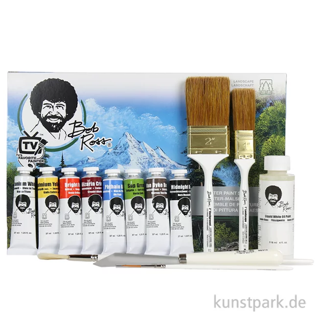 Artikelbild 1 des Artikels “Bob Ross - MEISTER Malset mit Ölfarben, Pinseln und Zubehör “