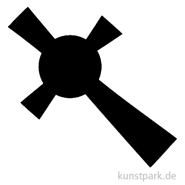 Artikelbild 1 des Artikels “Bodypainting-Schablone - Celtic Cross “