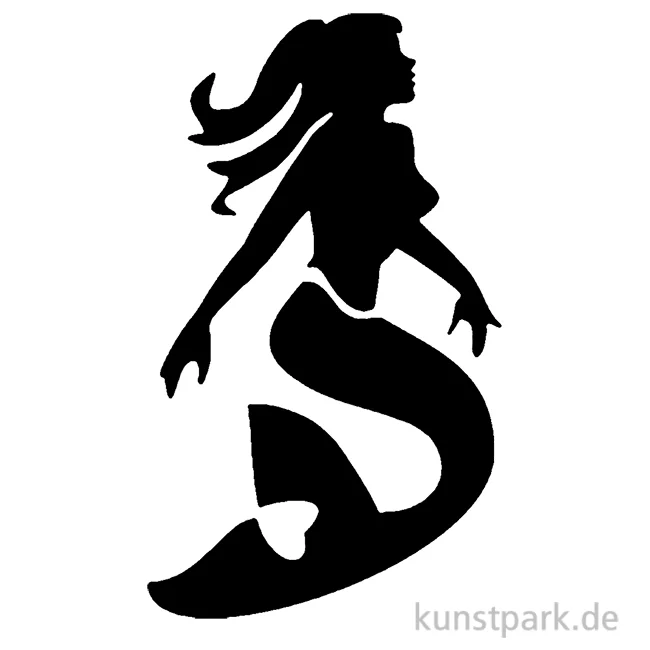 Artikelbild 1 des Artikels “Bodypainting-Schablone - Meerjungfrau “