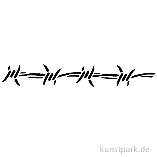 Artikelbild 1 des Artikels “Bodypainting-Schablone - Stacheldraht-Band “