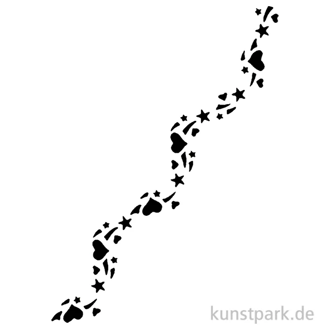 Artikelbild 1 des Artikels “Bodypainting-Schablone - Sterne & Herzen “