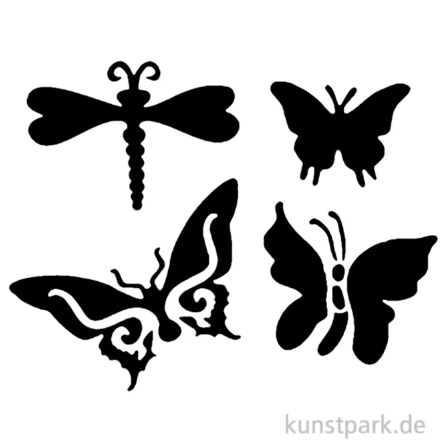 Artikelbild 1 des Artikels “Bodypainting-Schablonen Set Butterfly “