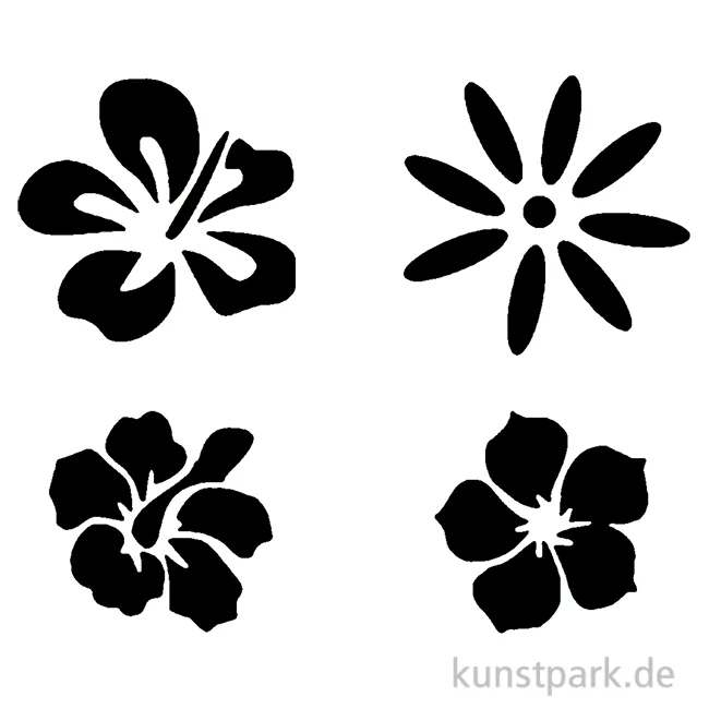 Artikelbild 1 des Artikels “Bodypainting-Schablonen Set Zauberblüten “