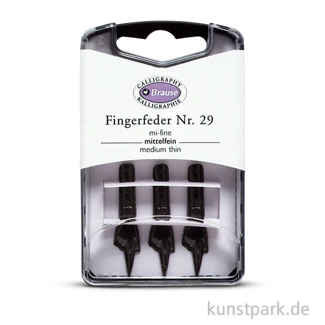 Artikelbild 1 des Artikels “BRAUSE Fingerfeder Nr. 29, 3 Stück “