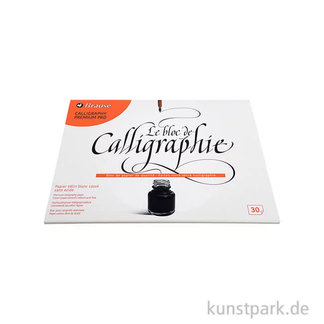 Artikelbild 1 des Artikels “BRAUSE Kalligraphie Block - 125g, 30 Blatt DIN A5“
