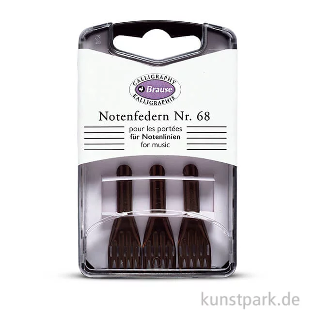 Artikelbild 1 des Artikels “BRAUSE Notenfeder Nr. 68, 3 Stück “