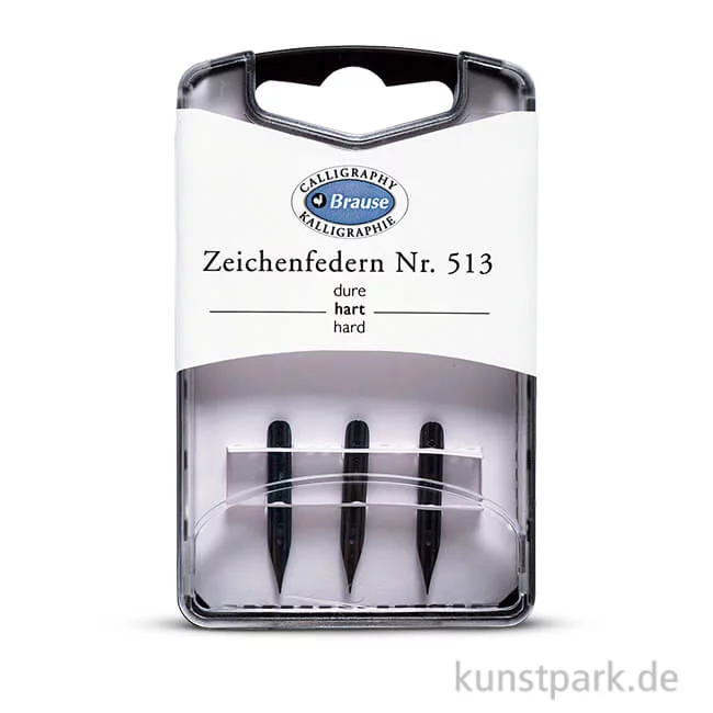 Artikelbild 1 des Artikels “BRAUSE Zeichenfeder, 3 Stück 513 - hart“