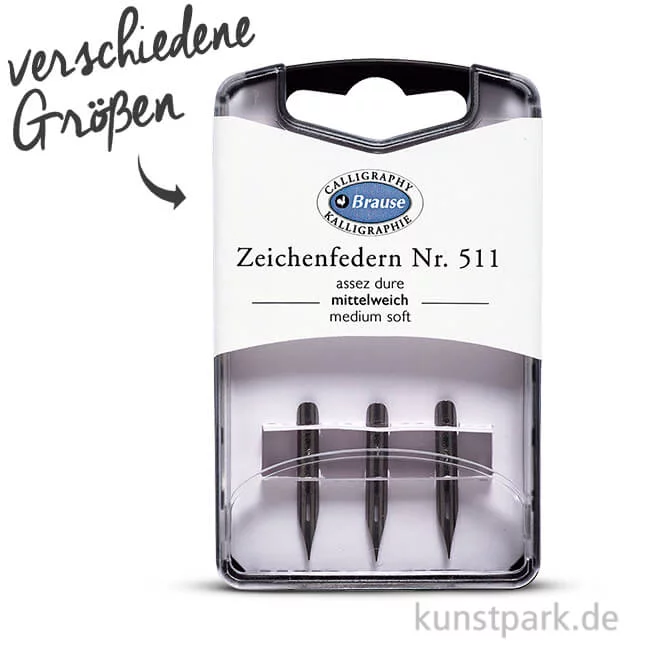 Artikelbild 1 des Artikels “BRAUSE Zeichenfeder, 3 Stück “
