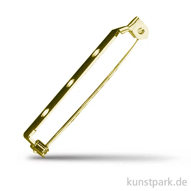 Artikelbild 1 des Artikels “Broschennadel mit Steg und Sicherheitsverschluss - Gold “