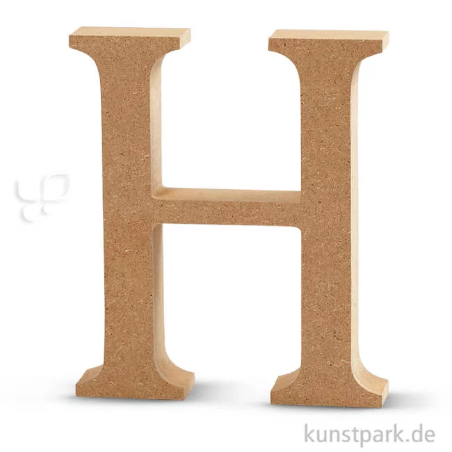 Artikelbild 1 des Artikels “Großbuchstaben aus Holz, 13 cm 2 cm | H“