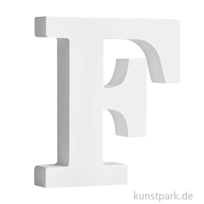 Artikelbild 1 des Artikels “Buchstaben aus MDF Holz, Weiß, Höhe 11 cm, Stärke 2 cm Einzeln | F“