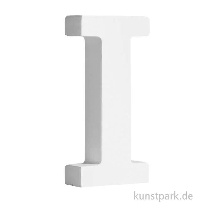 Artikelbild 1 des Artikels “Buchstaben aus MDF Holz, Weiß, Höhe 11 cm, Stärke 2 cm Einzeln | I“