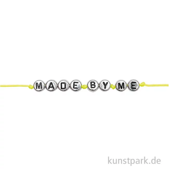 Artikelbild 1 des Artikels “Buchstaben Perlen Mix, Rund, Silber, 165 Stück “