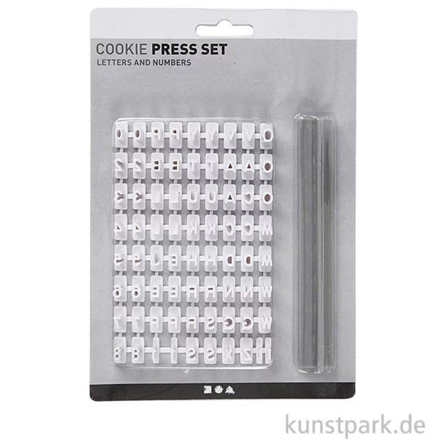 Artikelbild 1 des Artikels “Buchstaben- und Zahlen-Stempelset für Modelliermassen “